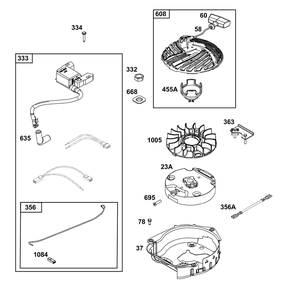 Part Location Diagram of 592711 Briggs and Stratton WIRE-STOP